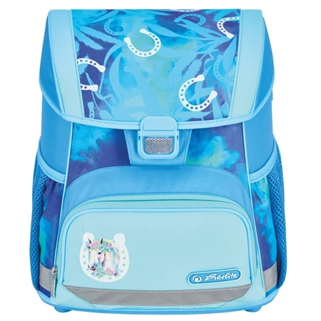 Iskolatáska ergonómikus HERLITZ Loop Lucky Horse, 37 x 31 x 22 cm, 16 literes, súly 950 gr