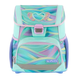 Iskolatáska ergonómikus HERLITZ Loop Minty Love, 37 x 31 x 22 cm, 16 literes, súly 950 gr