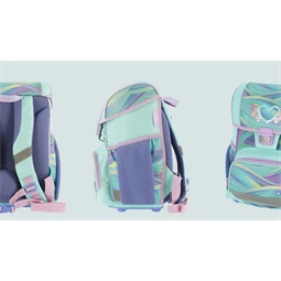 Iskolatáska ergonómikus HERLITZ Loop Minty Love, 37 x 31 x 22 cm, 16 literes, súly 950 gr