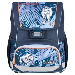 Iskolatáska ergonómikus HERLITZ Loop Tech Mech, 37 x 31 x 22 cm, 16 literes, súly 950 gr