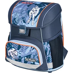 Iskolatáska ergonómikus HERLITZ Loop Tech Mech, 37 x 31 x 22 cm, 16 literes, súly 950 gr