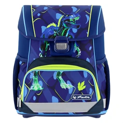 Iskolatáska ergonómikus HERLITZ Loop Thunder Rex Explorer, 37 x 31 x 22 cm, 16 literes, súly 950 gr
