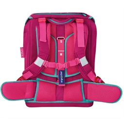Iskolatáska ergonómikus HERLITZ SoftFlex Plus Unicorn tároló dobozzal unikornis