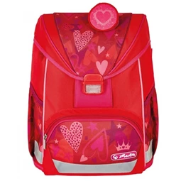 Iskolatáska ergonómikus HERLITZ UltraLight Sweet Hearts 2 táskadísszel