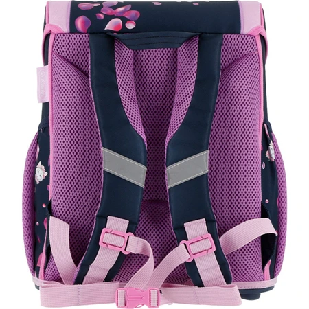 Iskolatáska szett ergonómikus HERLITZ Loop Plus Blossom Dance + 2 klapnis tolltartó + henger tolltartó + sportzsák