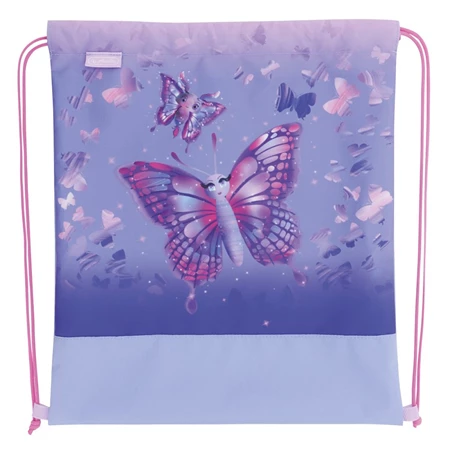 Iskolatáska szett HERLITZ Loop Plus Butterfly Paradise 2 tolltartóval és tornazsákkal