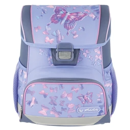 Iskolatáska szett HERLITZ Loop Plus Butterfly Paradise 2 tolltartóval és tornazsákkal