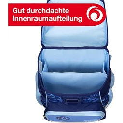 Iskolatáska szett HERLITZ Loop Plus Dolphin Ride + 2 klapnis tolltartó + henger tolltartó + sportzsák