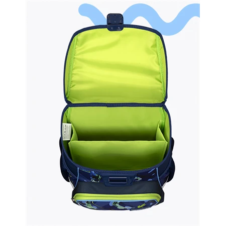 Iskolatáska szett HERLITZ Loop Plus Thunder Rex Explorer + 2 klapnis tolltartó + henger tolltartó + sportzsák