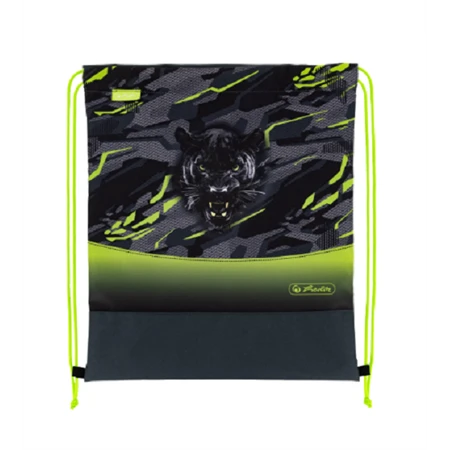 Iskolatáska szett HERLITZ Loop Plus Wild Panther + 2 klapnis tolltartó + henger tolltartó + sportzsák