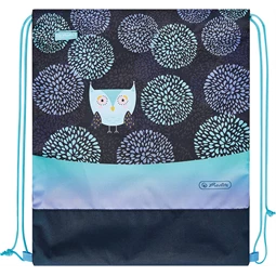 Iskolatáska szett ergonómikus HERLITZ UltraLight Plus Flower Owl 2 táskadísszel 2 tolltartóval és tornazsákkal