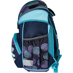 Iskolatáska szett ergonómikus HERLITZ UltraLight Plus Flower Owl 2 táskadísszel 2 tolltartóval és tornazsákkal