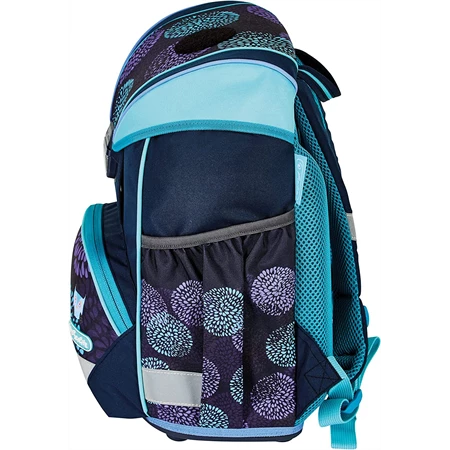 Iskolatáska szett ergonómikus HERLITZ UltraLight Plus Flower Owl 2 táskadísszel 2 tolltartóval és tornazsákkal