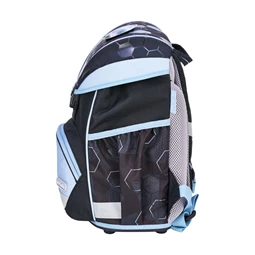 Iskolatáska szett HERLITZ UltraLight XL Plus Cyber Soccer 2 táskadísszel 2 tolltartóval és tornazsákkal