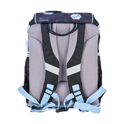 Iskolatáska szett HERLITZ UltraLight XL Plus Cyber Soccer 2 táskadísszel 2 tolltartóval és tornazsákkal