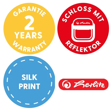 Iskolatáska szett HERLITZ UltraLight XL Plus Lucky Horse 2 táskadísszel 2 tolltartóval és tornazsákkal