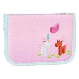 Iskolatáska szett LEGO Maxi Plus 3 részes Sparkle tornazsákkal és felszerelt tolltartóval ló és egyszarvú