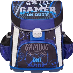 Iskolatáska szett LIZZYSULI ESPORT GAMER ON DUTY lltartóval és tornazsákkal
