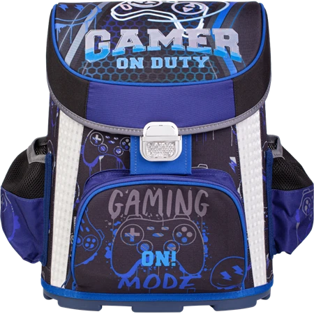 Iskolatáska szett LIZZYSULI ESPORT GAMER ON DUTY lltartóval és tornazsákkal
