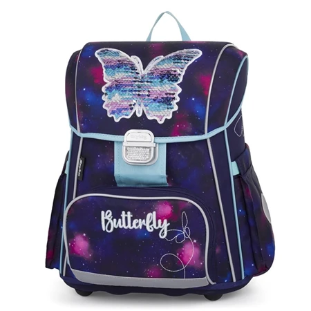 Iskolatáska szett OXY Premium 3 részes Butterfly tolltartóval és tornazsákkal