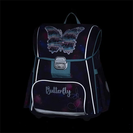 Iskolatáska szett OXY Premium 3 részes Butterfly tolltartóval és tornazsákkal