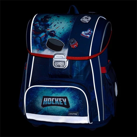 Iskolatáska szett OXY Premium 3 részes Hockey tolltartóval és tornazsákkal