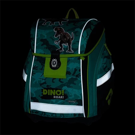 Iskolatáska szett OXY Prémium Light Dino, tolltartóval és tornazsákkal