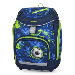 Iskolatáska szett OXY SHERPY 4 részes Football tolltartóval, tornazsákkal és cserélhető matricával