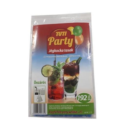 Jégkockakészítő zacskó, party 8x24db-os tasak/csomag
