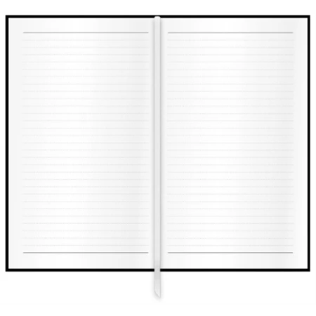 Jegyzetfüzet 12,7x21cm vonalas 72 lapos gumis piros