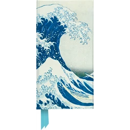 Jegyzetfüzet 8,2x15cm vonalas keményfedeles Hokusai, Great Wave