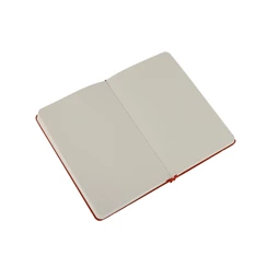 Jegyzetfüzet 9x14cm MOLESKINE QP012R keményfedeles 80 lap sima gumis piros