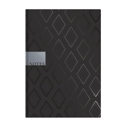 Jegyzetfüzet A/5 TOPTIMER Notes fekete diamond vonalas 96 lap