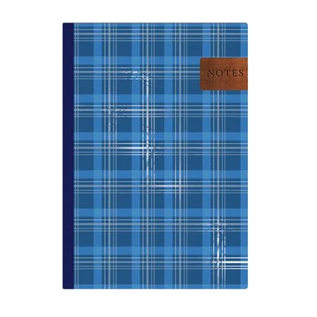 Jegyzetfüzet A/5 TOPTIMER Notes kék skótkockás vonalas 96 lap