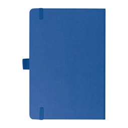 Jegyzetfüzet A/5 bambusz borítású elől, hátul kék újrahaszn. műa, 192 vonalas oldal  + toll hurok, 14,3 x 1,4 x 21cm