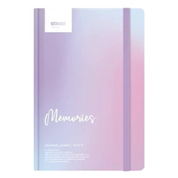 Jegyzetfüzet A/5 vonalas STREET Dictionary Memories, 96 lapos gumis keményfedelű