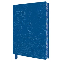 Jegyzetfüzet A/4 vonalas ARTISAN 96lap puhafedeles lézer gravírozott Art Van Gogh: Starry Night