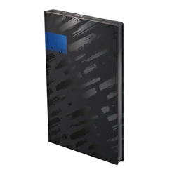 Jegyzetfüzet A/5 TOPTIMER Notes fekete diagonal vonalas 96 lap