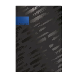 Jegyzetfüzet A/5 TOPTIMER Notes fekete diagonal vonalas 96 lap