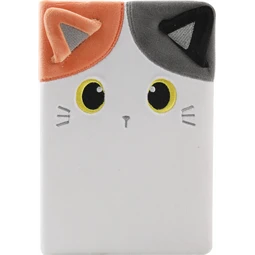 Jegyzetfüzet A/5 sima szőrmés Cat Orange
