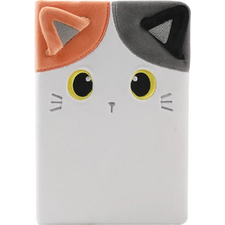 Jegyzetfüzet A/5 sima szőrmés Cat Orange