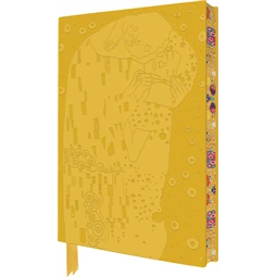 Jegyzetfüzet A/5 vonalas ARTISAN 96lap puhafedeles lézer gravírozott Art Klimt: The Kiss