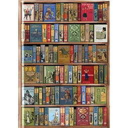 Jegyzetfüzet A/5 vonalas keményfedeles mágneses Bodleian Library: Bookshelves