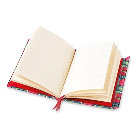 Jegyzetfüzet A/5 vonalas keményfedeles mágneses Red Poppies