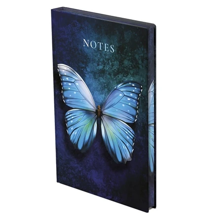 Jegyzetfüzet B/5 TOPTIMER Notes Butterfly Blue vonalas 96 lap