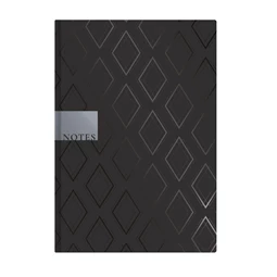 Jegyzetfüzet B/5 TOPTIMER Notes fekete diamond vonalas 96 lap