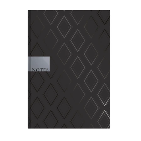 Jegyzetfüzet B/5 TOPTIMER Notes fekete diamond vonalas 96 lap