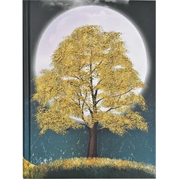 Jegyzetfüzet B/5 vonalas Peter Pauper 160 lapos keményfedeles arany lapszél Gilded Tree mit GS