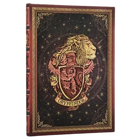 Jegyzetfüzet midi sima Paper Blanks keményfedeles gumis Harry Potter Gryffindor