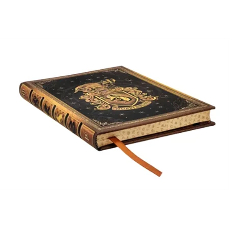 Jegyzetfüzet midi sima Paper Blanks keményfedeles gumis Harry Potter Hufflepuff
